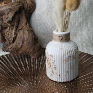 vase marbré beige gris