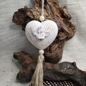 Suspension en Jesmonite amour 